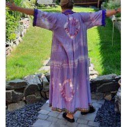 Batik Kaftan Purple