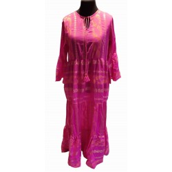 Maxi-Kleid Boho Style pink
