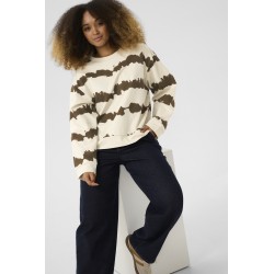 Sweater Batik beige braun