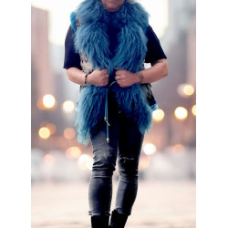 Lammfell Weste handmade