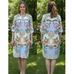 Tunika Kleid Flowerprint