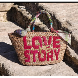 Korbtasche Love Story
