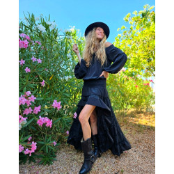 Boho Kleid asymetrischer...