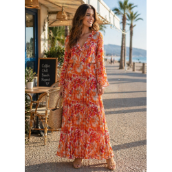 Gypsy Maxi Kleid allover print